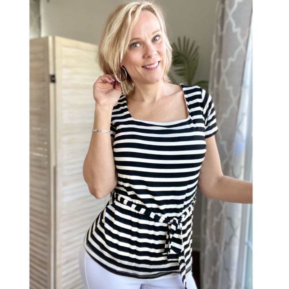 Subtle Hint Striped Top